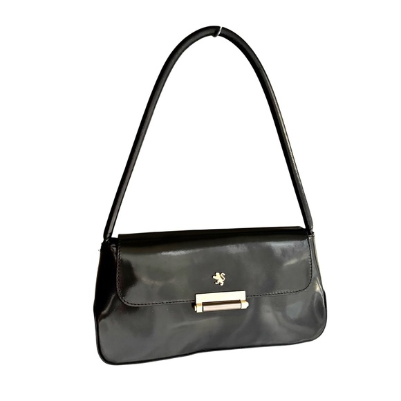 Pratesi Firenze Shoulder Bag Barchetta Black Patent